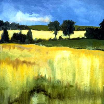 Fieldtrees, 30 x 30 inches, Sold