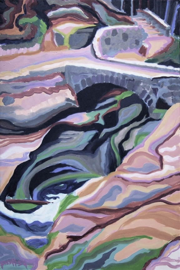 Many Rivers to Cross, 24 x 36 inches