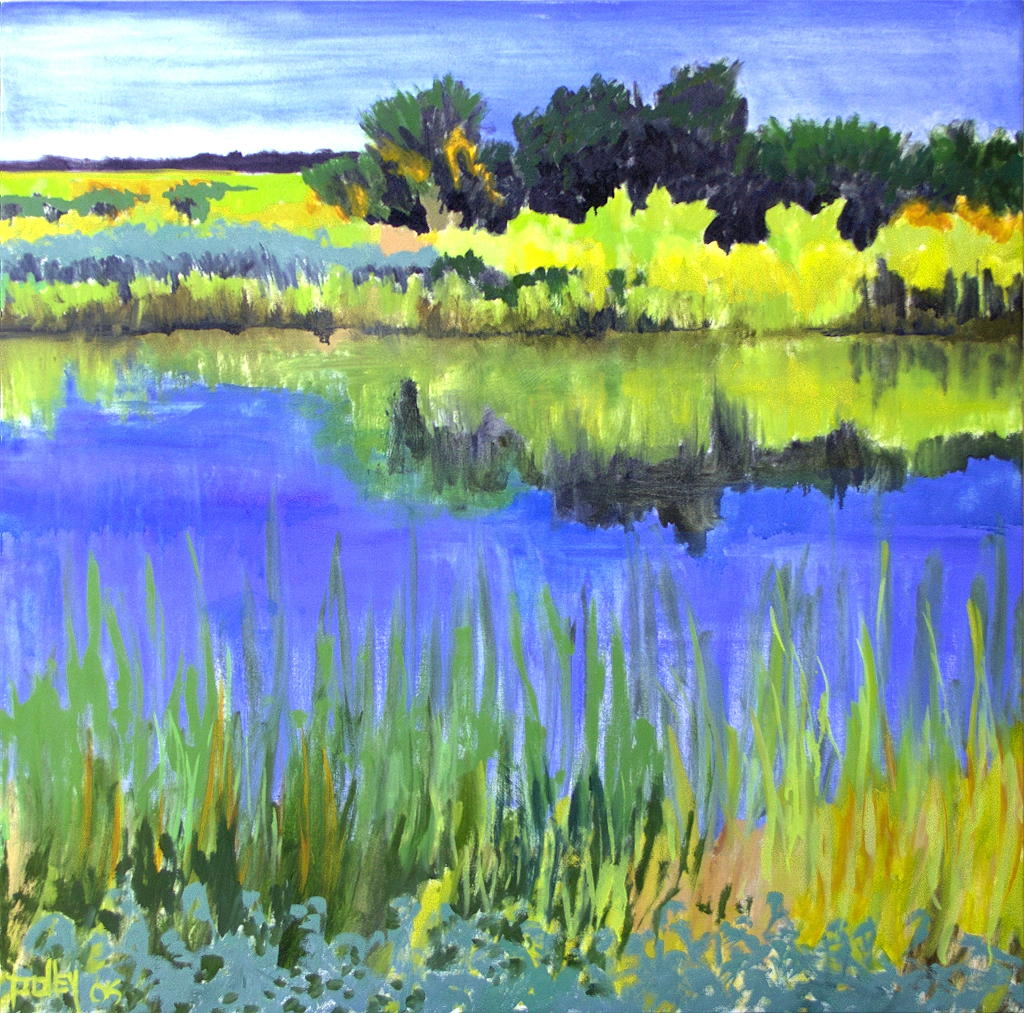 Along the Ashley, 42 x 42 inches, Sold