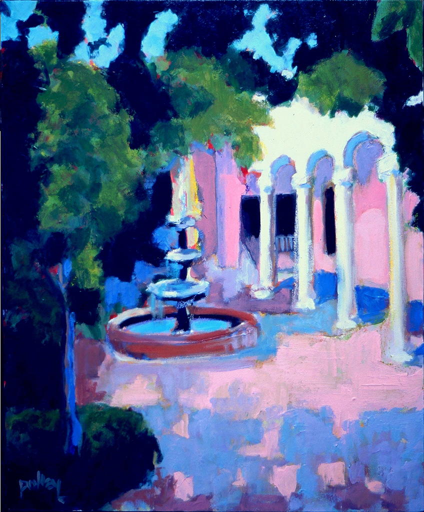 Shade Arcade, 20 x 24 inches, Sold